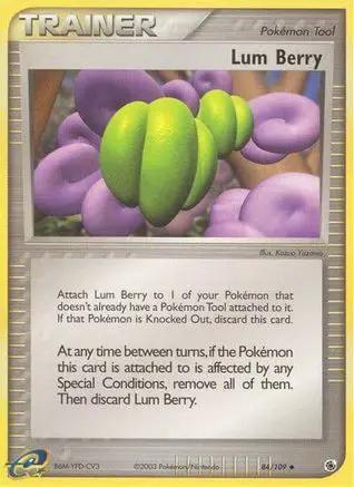 Lum Berry 084/109 - Ruby and Sapphire Reverse Holofoil