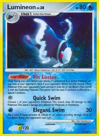 Lumineon 004/100 - Stormfront Holofoil