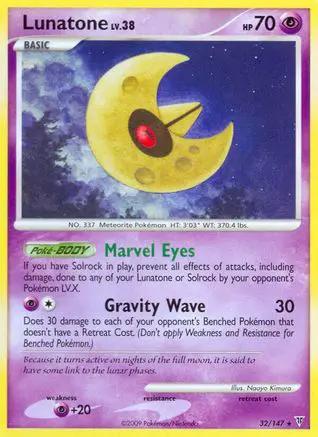 Lunatone 032/147 - Supreme Victors Reverse Holofoil