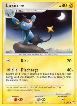 Luxio 043/99 - Arceus Reverse Holofoil