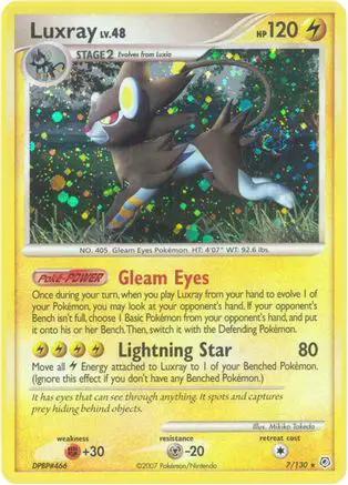 Luxray 007/130 - Diamond and Pearl Holofoil