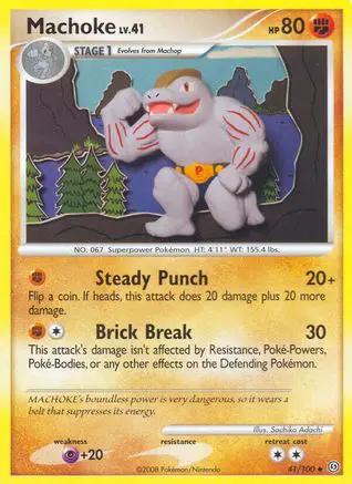 Machoke 041/100 - Stormfront Reverse Holofoil