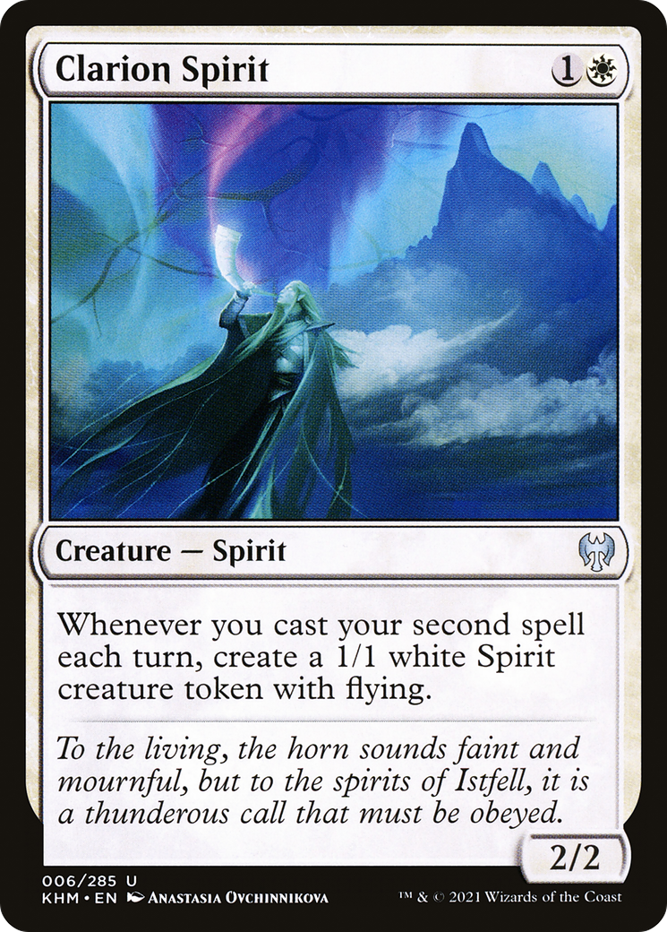 Clarion Spirit (KHM-006) - Kaldheim Foil