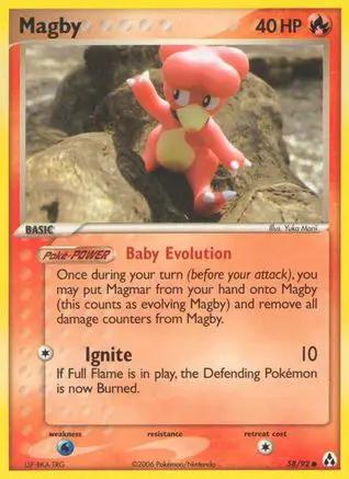 Magby 058/92 - Legend Maker Reverse Holofoil