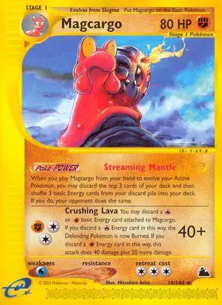 Magcargo 018/144 - Skyridge Reverse Holofoil