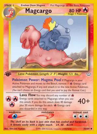 Magcargo 033/64 - Neo Revelation 1st Edition