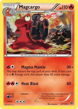 Magcargo 021/146 - XY Base Set Reverse Holofoil