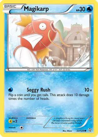 Magikarp 023/124 - Dragons Exalted Reverse Holofoil