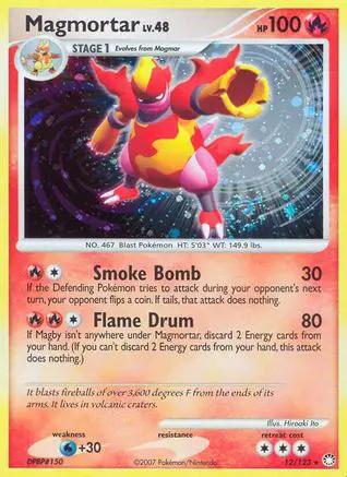 Magmortar 012/123 - Mysterious Treasures Holofoil
