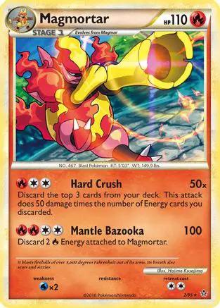 Magmortar 002/95 - Unleashed Reverse Holofoil