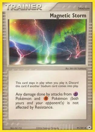 Magnetic Storm 091/101 - Hidden Legends Reverse Holofoil