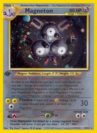 Magneton 010/64 - Neo Revelation 1st Edition Holofoil