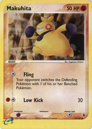 Makuhita 057/109 - Ruby and Sapphire Reverse Holofoil