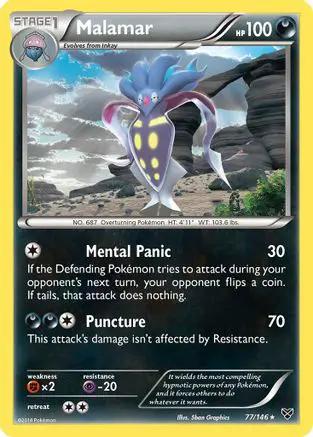 Malamar 077/146 - XY Base Set Reverse Holofoil