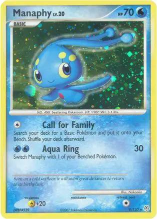 Manaphy 009/130 - Diamond and Pearl Holofoil