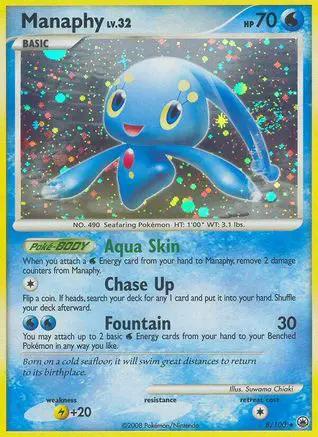 Manaphy 008/100 - Majestic Dawn Reverse Holofoil