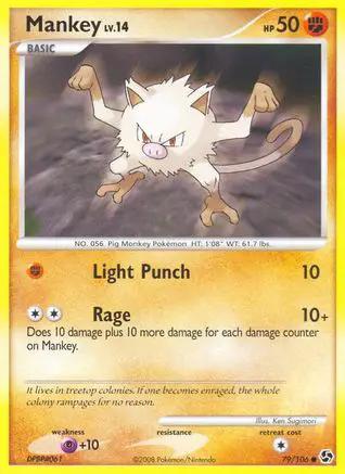 Mankey 079/106 - Great Encounters Reverse Holofoil