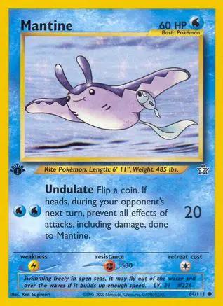 Mantine 064/111 - Neo Genesis 1st Edition