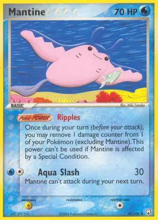 Mantine 045/109 - Team Rocket Returns Reverse Holofoil