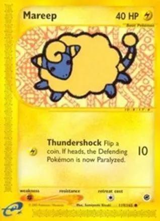 Mareep 119/165 - Expedition Reverse Holofoil
