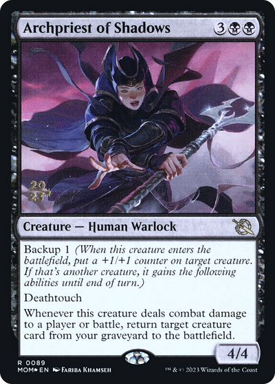 Archpriest of Shadows (PRE-089) - March of the Machine Promos Foil