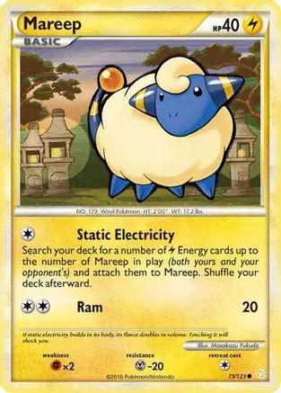 Mareep 073/123 - HeartGold SoulSilver