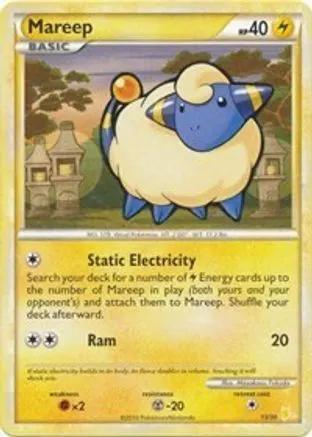 Mareep (#) 020 - HGSS Trainer Kit Gyarados & Raichu
