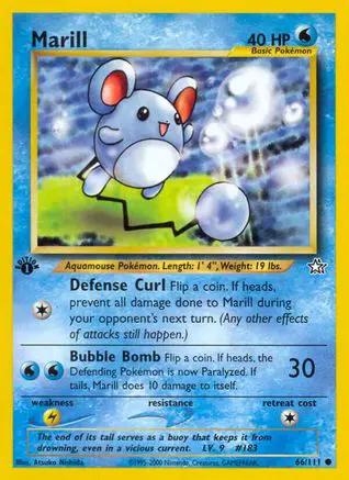 Marill 066/111 - Neo Genesis 1st Edition