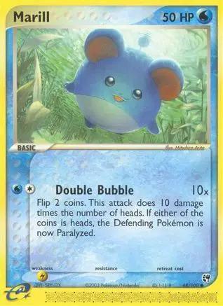 Marill 068/100 - Sandstorm Reverse Holofoil