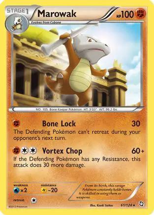 Marowak 061/124 - Dragons Exalted Reverse Holofoil