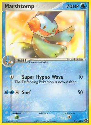 Marshtomp 036 - Emerald - Reverse Holofoil