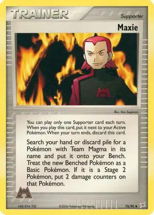 Maxie 073/95 - Team Magma vs Team Aqua Reverse Holofoil