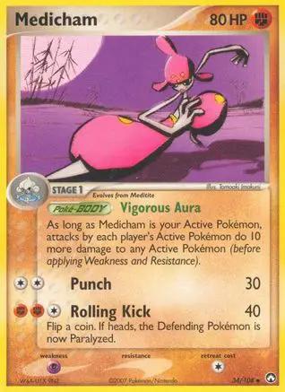Medicham 034 - Power Keepers - Reverse Holofoil