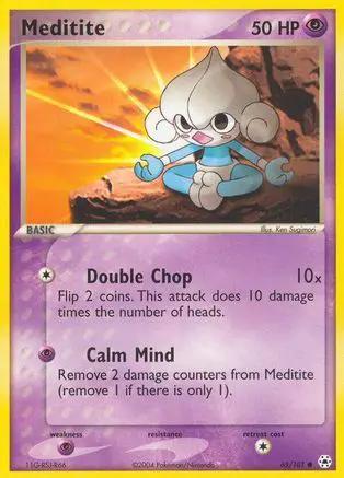 Meditite 065/101 - Hidden Legends Reverse Holofoil