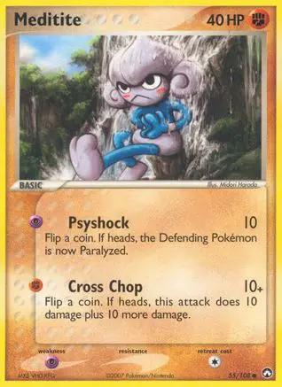 Meditite 055/108 - Power Keepers Reverse Holofoil