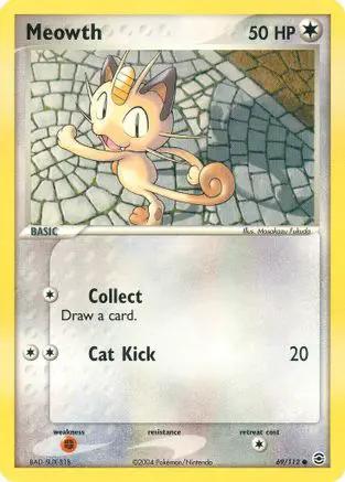 Meowth 069/112 - FireRed & LeafGreen Reverse Holofoil