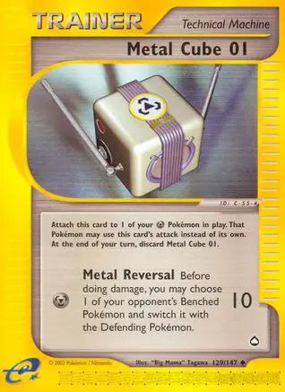 Metal Cube 129/147 - Aquapolis Reverse Holofoil