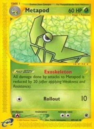 Metapod 087/165 - Expedition Reverse Holofoil