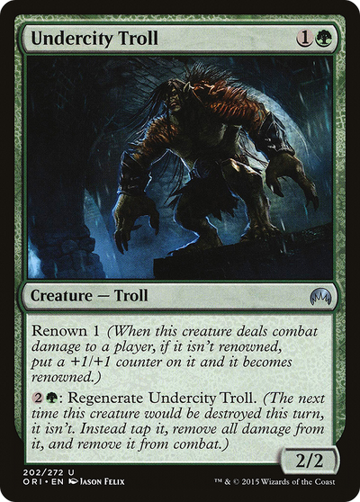 Undercity Troll (ORI-202) - Magic Origins
