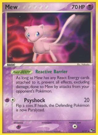 Mew 004/017 - POP Series 4 Holofoil
