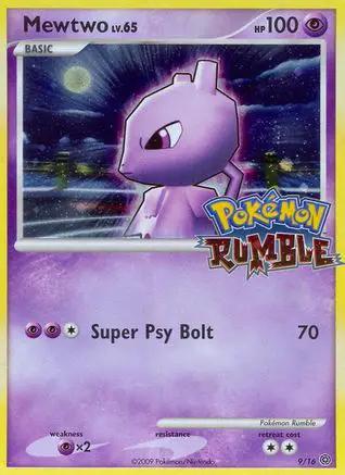 Mewtwo 009/16 - Rumble Holofoil
