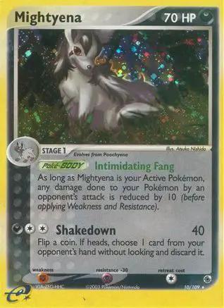Mightyena 010/109 - Ruby and Sapphire Holofoil