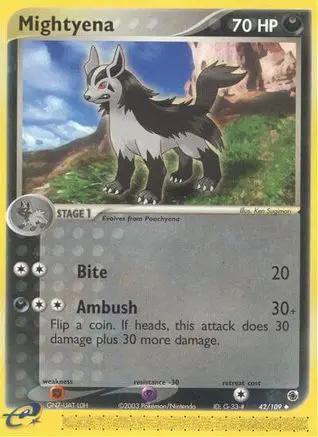 Mightyena 042/109 - Ruby and Sapphire