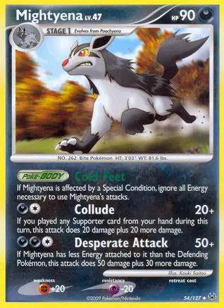 Mightyena 054/127 - Platinum Reverse Holofoil
