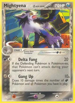 Mightyena (Delta Species) 024/113 - Delta Species
