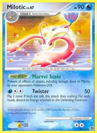 Milotic 025/106 - Great Encounters Reverse Holofoil