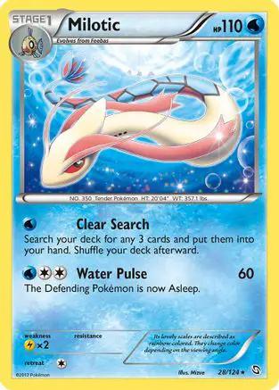 Milotic 028/124 - Dragons Exalted Holofoil