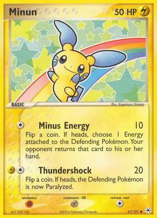 Minun 067/101 - Hidden Legends Reverse Holofoil