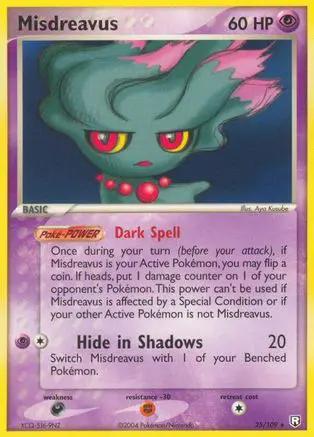 Misdreavus 025/109 - Team Rocket Returns Reverse Holofoil