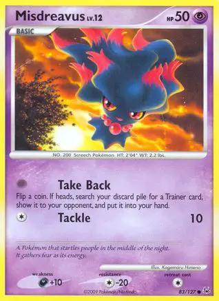 Misdreavus 083/127 - Platinum Reverse Holofoil
